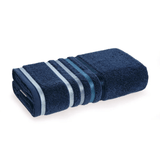 Toalha de Rosto Lumina em Algodão Azul Marinho 80cm x 48cm Karsten - Ela Decora