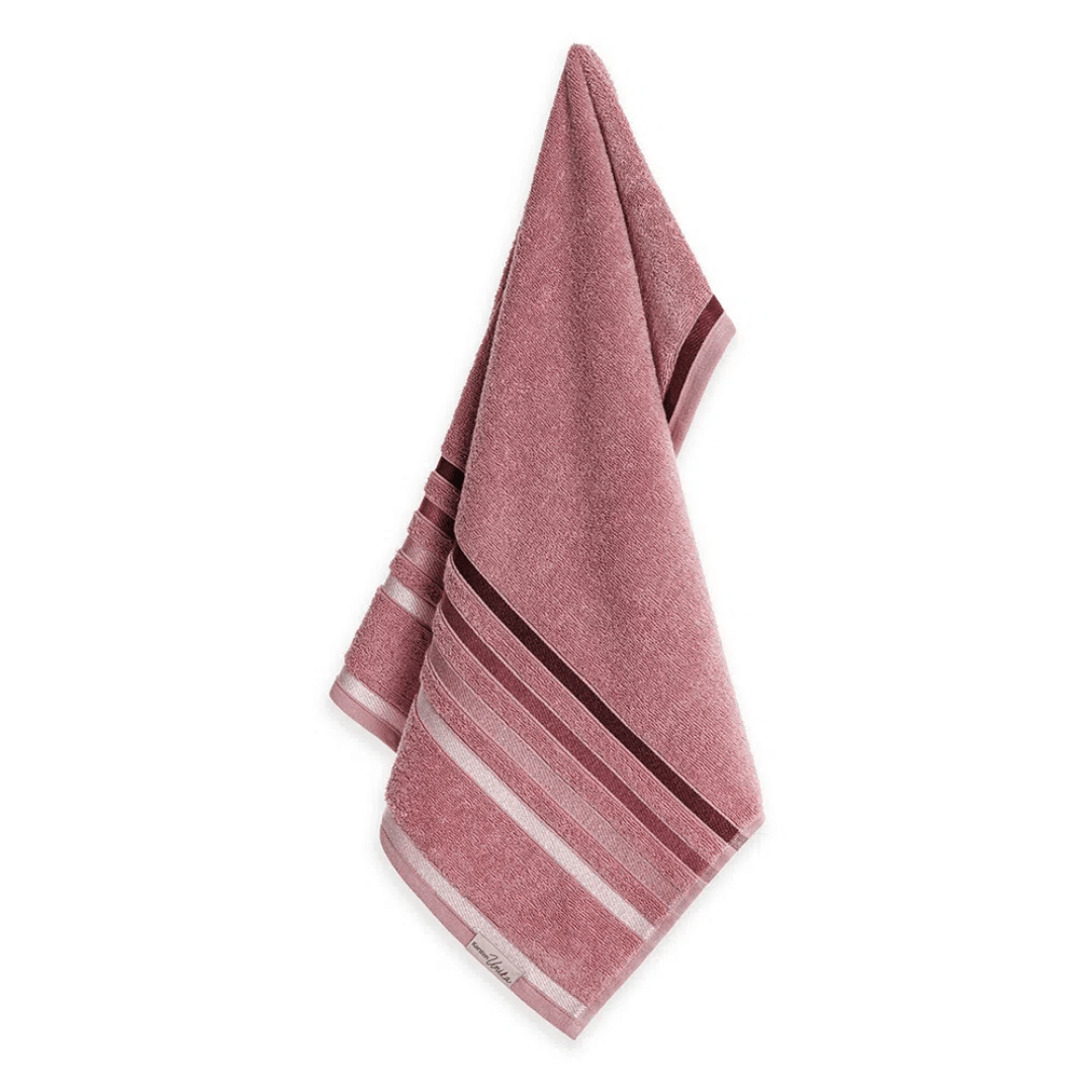 Toalha de Rosto Lumina em Algodão Rosa Retrô 80cm x 48cm Karsten - Ela Decora