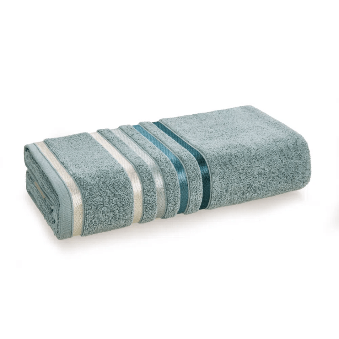Toalha de Rosto Lumina em Algodão Verde 80cm x 48cm Karsten - Ela Decora