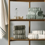 Toalha de Rosto Lumina em Algodão Verde 80cm x 48cm Karsten - Ela Decora