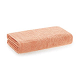 Toalha de Rosto Monique em Algodão Salmão 80cm x 48cm Macio Karsten - Ela Decora