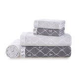 Toalha de Rosto Speciale em Algodão Gelo 90cm x 48cm Trussardi - Ela Decora