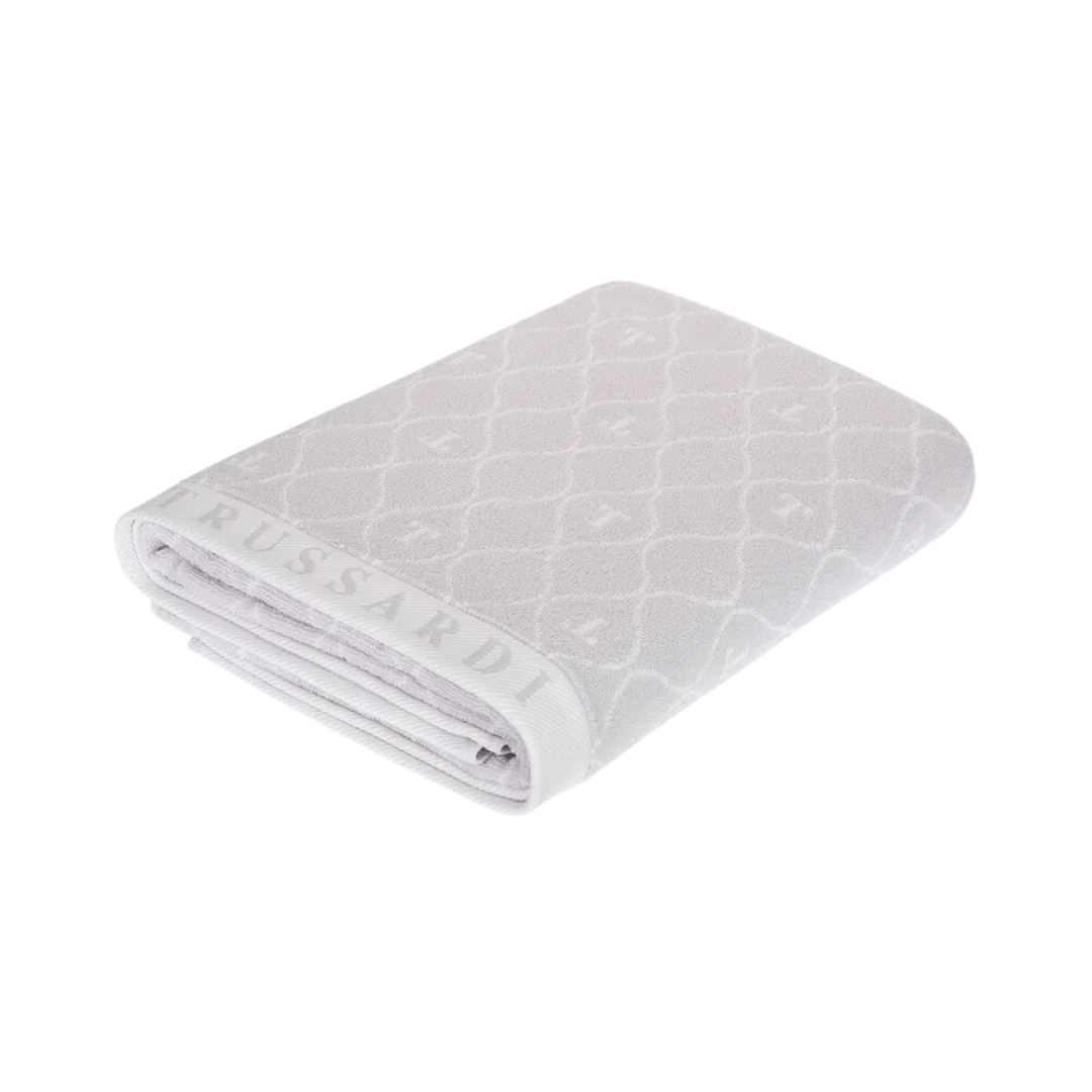 Toalha de Rosto Speciale em Algodão Gelo 90cm x 48cm Trussardi - Ela Decora