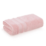 Toalha de Rosto Suprema em Algodão Rosa 80cm x 48cm Macio Karsten - Ela Decora