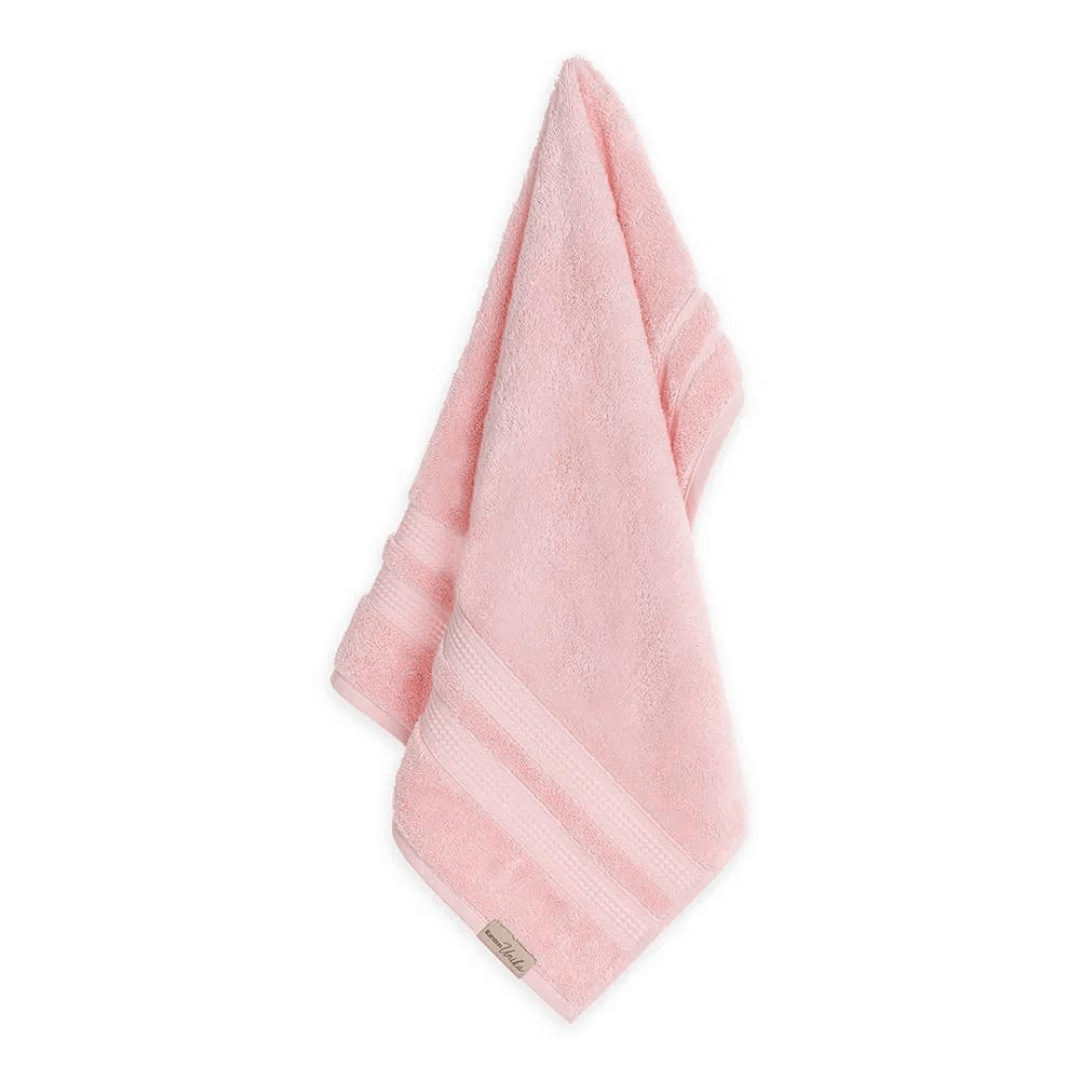Toalha de Rosto Suprema em Algodão Rosa 80cm x 48cm Macio Karsten - Ela Decora