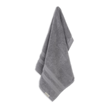 Toalha de Rosto Unika em Algodão Cinza 80cm x 48cm Macio Karsten - Ela Decora
