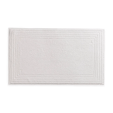 Toalha para Piso Tapete Banheiro Linee Branco 80cm x 48cm Trussardi - Ela Decora