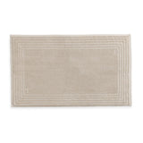 Toalha para Piso Tapete Banheiro Linee em Algodão Nocciola 80cm x 48cm Trussardi - Ela Decora