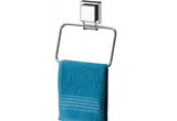 Toalheiro Argola com Ventosa Inox Cromado 18cm - Ela Decora