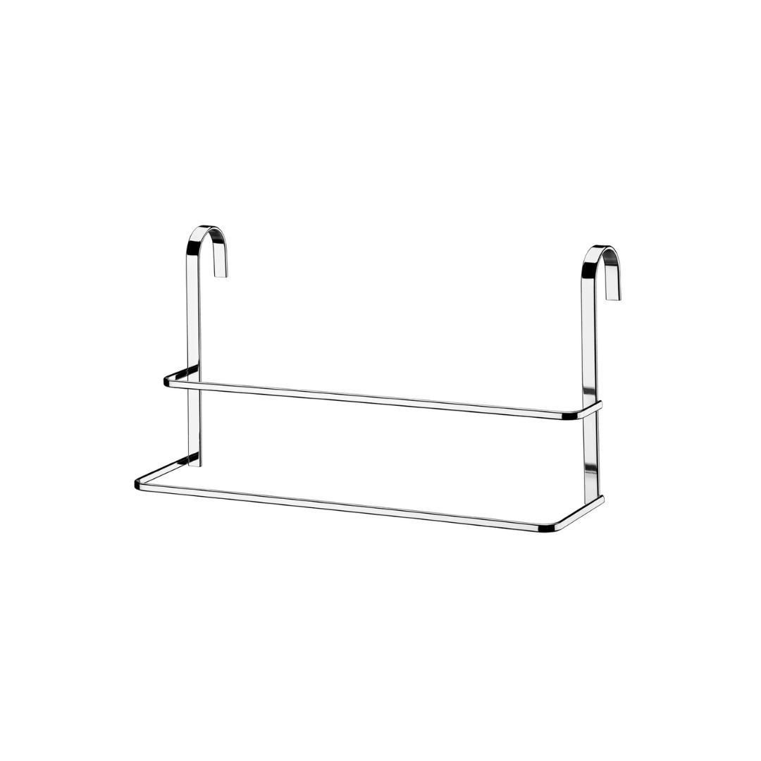 Toalheiro de Box Porta Toalha 45cm Cromado - Ela Decora