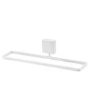 Toalheiro de Lavabo com Fixação Parafuso 25cm x 6 cm x 6 cm Branco Fosco - Ela Decora
