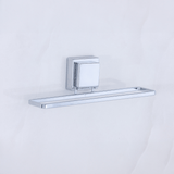 Toalheiro de Lavabo com Ventosa 25cm Aço Cromado - Ela Decora