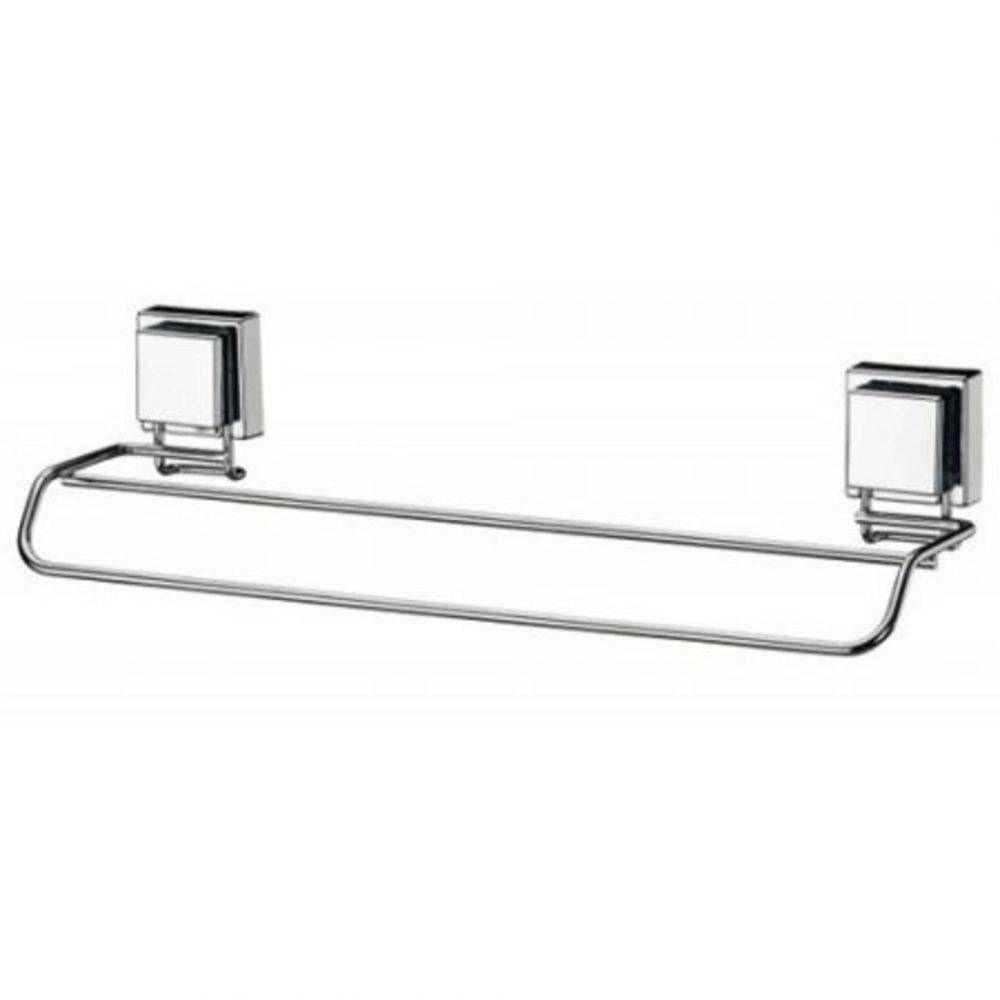 Toalheiro Duplo 45cm Aço Inox com Ventosas - Ela Decora