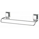 Toalheiro Duplo 45cm Aço Inox com Ventosas - Ela Decora