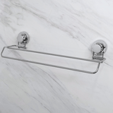 Toalheiro Duplo 45cm com Ventosa Cromado