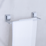 Toalheiro Duplo com Ventosa 45cm Cromado