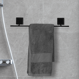 Toalheiro Porta Toalha de Banho de Piatina 3M Black Preto 50cm - Ela Decora