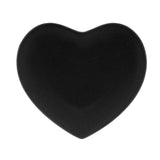 Travessa Coração Decorativo de Cerâmica Heart Preto 27cm - Ela Decora