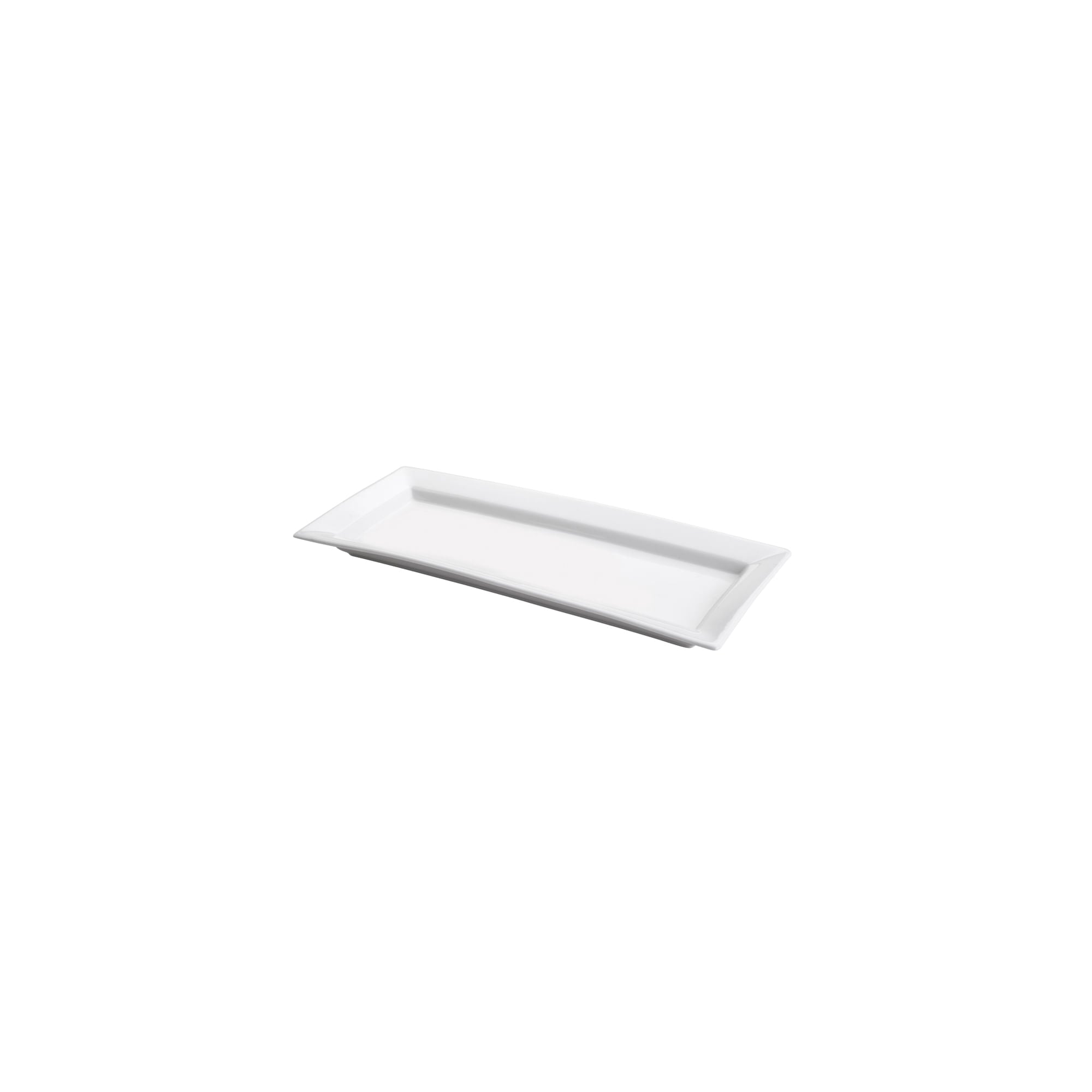 Travessa de Porcelana Retangular Branca 33cm - Ela Decora