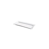 Travessa de Porcelana Retangular Branca 33cm - Ela Decora