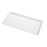 Travessa de Porcelana Retangular Branca 35cm - Ela Decora