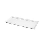 Travessa de Porcelana Retangular Branca 35cm - Ela Decora