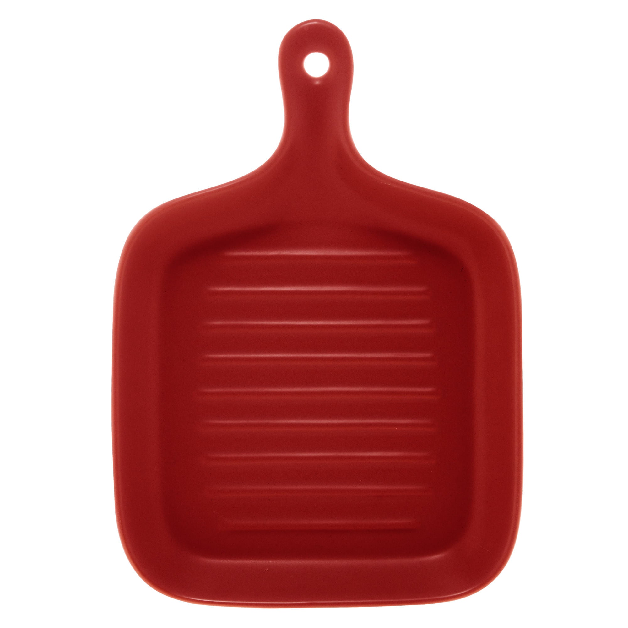 Travessa Frigideira Porcelana Nordica Vermelho Matt - 24 cm - Ela Decora