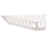 Travessa Lys com Pé Cristal de Chumbo 34cm - Ela Decora