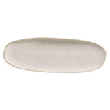 Travessa Oval Orgânica Latte Off White 36cm - Ela Decora
