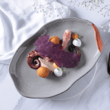 Travessa Oval Rasa Bio Dust Cinza 30cm - Ela Decora