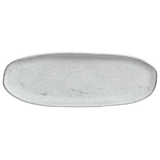 Travessa Oval Rasa Orgânica Echo Branca 36cm - Ela Decora