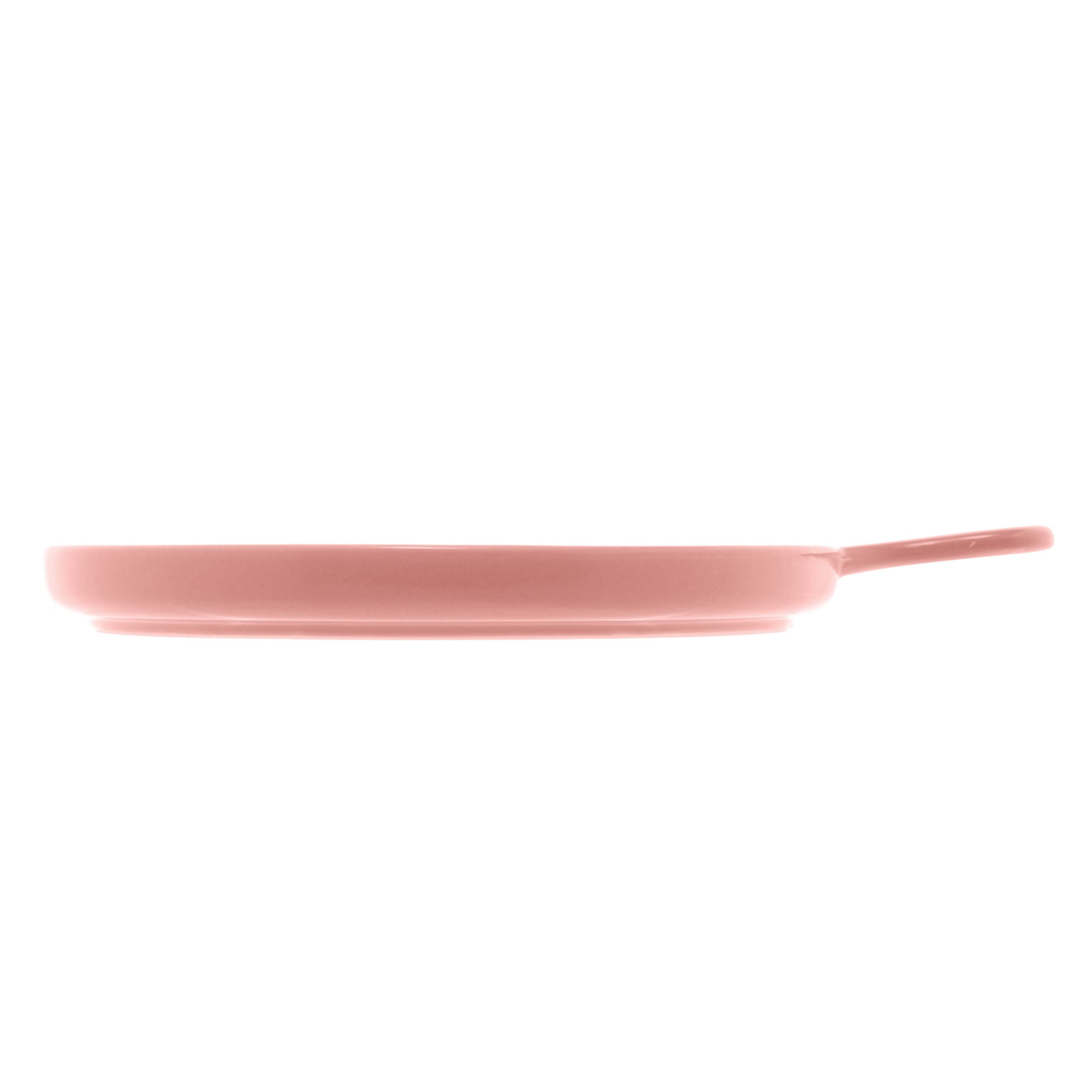 Travessa Panelinha Redonda Porcelana Nordica Rosa Matt - 26 cm - Ela Decora