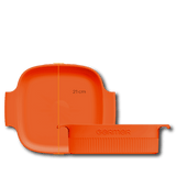 Travessa Quadrada Laranja 21cm - Ela Decora