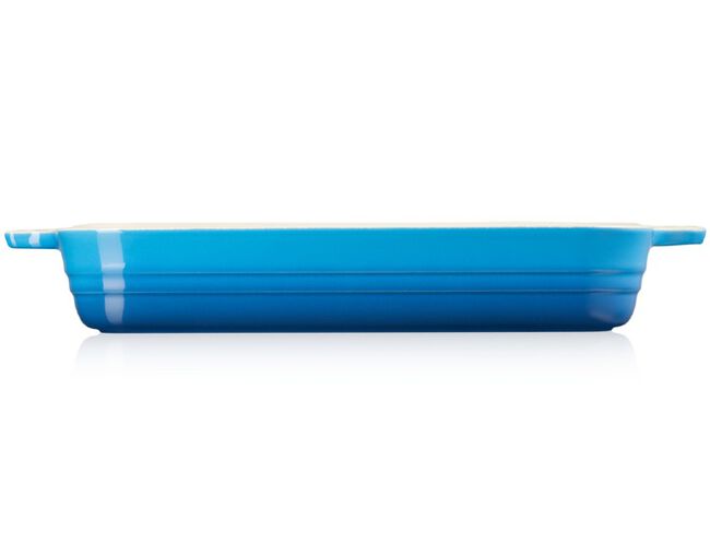 Travessa Retangular Classic Azul Marseille 32cm Le Creuset - Ela Decora