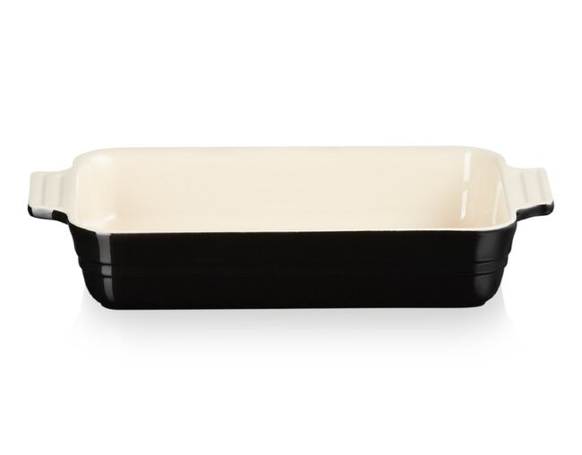 Travessa Retangular Classic Preto 26cm Le Creuset - Ela Decora