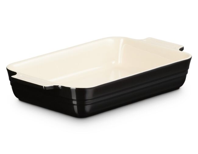 Travessa Retangular Classic Preto 26cm Le Creuset - Ela Decora