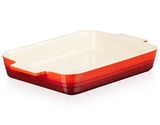 Travessa Retangular Clássica Vermelha 32cm Le Creuset - Ela Decora