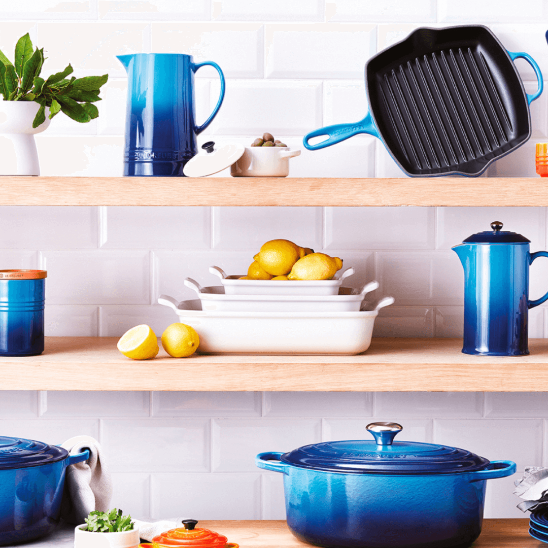 Travessa Retangular Heritage Cerâmica Meringue 19cm Le Creuset - Ela Decora