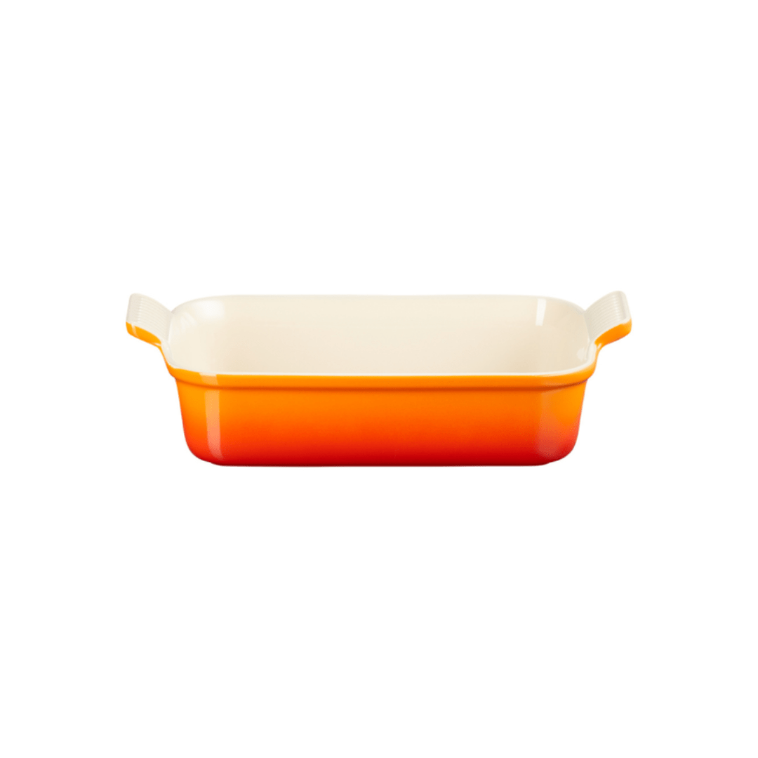 Travessa Retangular Heritage Laranja 19cm Le Creuset - Ela Decora