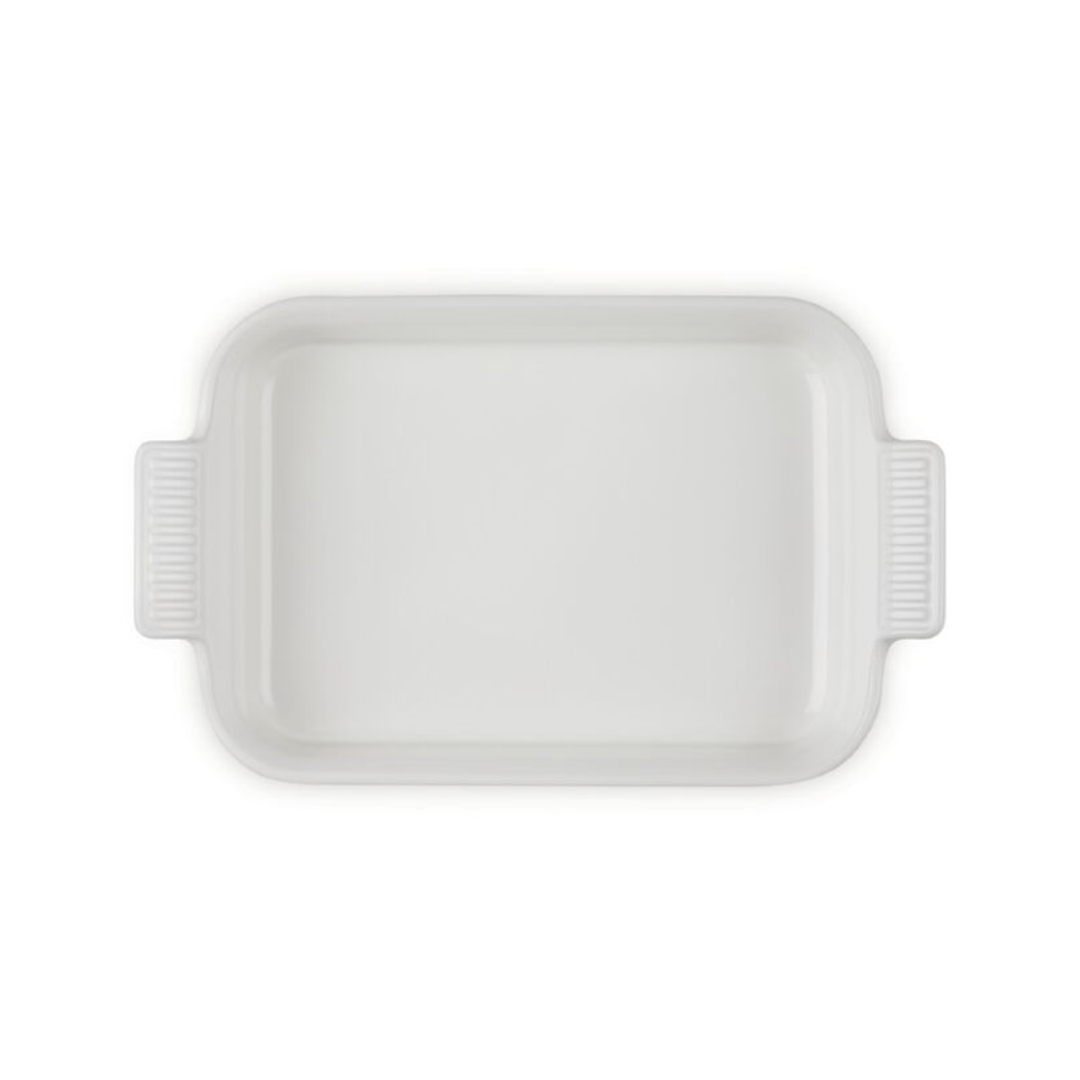 Travessa Retangular Heritage Meringue 26cm Le Creuset - Ela Decora