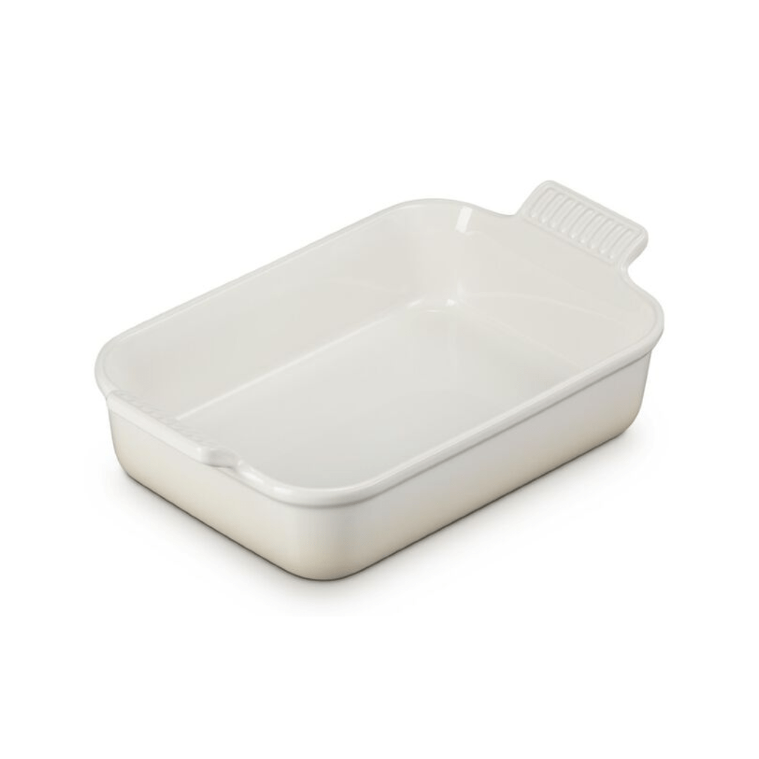 Travessa Retangular Heritage Meringue 26cm Le Creuset - Ela Decora