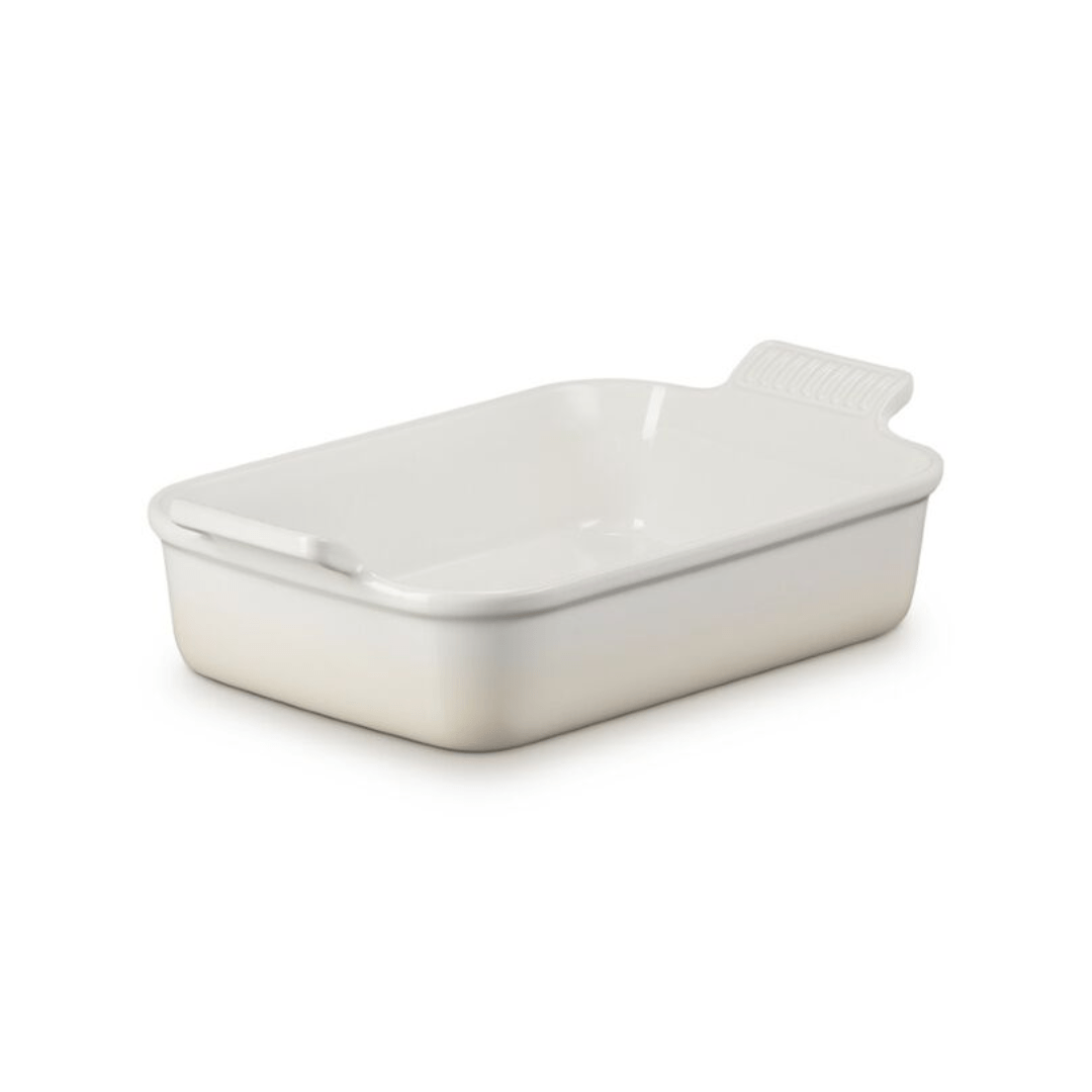 Travessa Retangular Heritage Meringue 26cm Le Creuset - Ela Decora