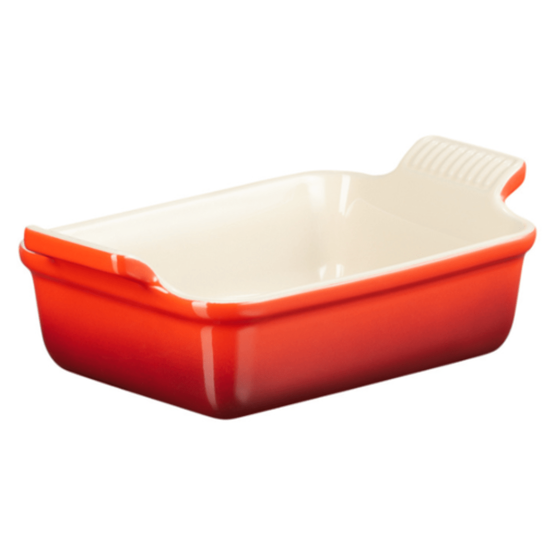 Travessa Retangular Heritage Vermelha 19cm Le Creuset - Ela Decora
