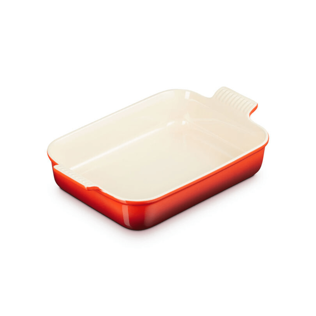 Travessa Retangular Heritage Vermelha 19cm Le Creuset - Ela Decora