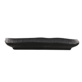 Travessa Retangular Juta Matte Preto 18xm - Ela Decora