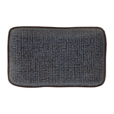Travessa Retangular Média Juta Titanium 27cm - Ela Decora