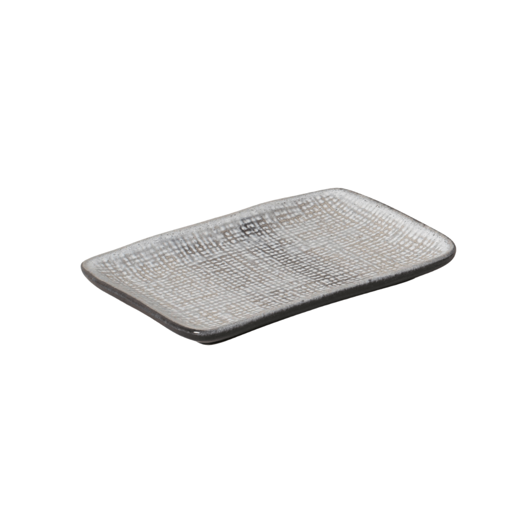 Travessa Retangular Pequena Juta Dust 18cm - Ela Decora
