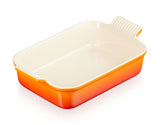 Travesssa Retangular Heritage Laranja 32cm Le Creuset - Ela Decora