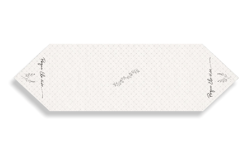 Trilho de Mesa Porque Ele Vive Franja 150cm x 43,5cm - Ela Decora