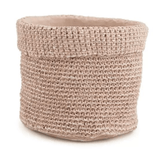 Vaso Cachepot em Cimento Marrom 19cm - Ela Decora